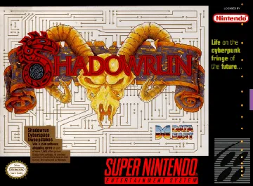 Shadowrun (USA) (Beta) box cover front